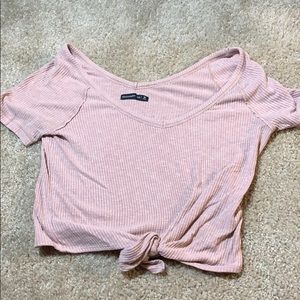 Pink Crop Top
